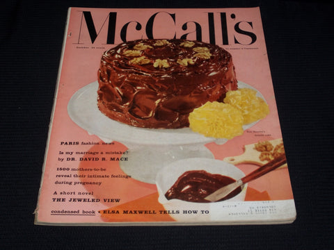 1957 OCTOBER MCCALL'S MAGAZINE VERY NICE FRONT COVER & FULL PAGE ADS - E 2474