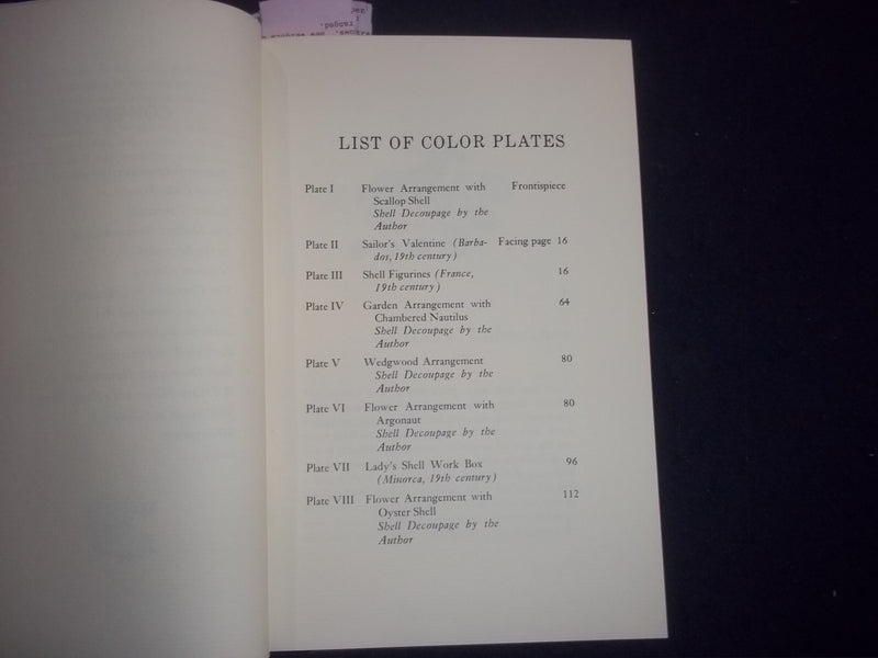 1962 THE ROMANCE OF SHELLS HARDCOVER BOOK-20 OF 400 - L. TRAVERS SIGNED -KD 8150