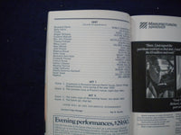 1990 THE CRUCIBLE PLAYBILL - HAZEL MEDINA SIGNATURE ON THE COVER - J 8315