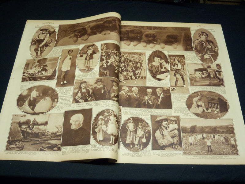 1922 AUGUST 6 NEW YORK TIMES PICTURE SECTION NO. 4 & 5 - GRAHAM BELL - NT 8873