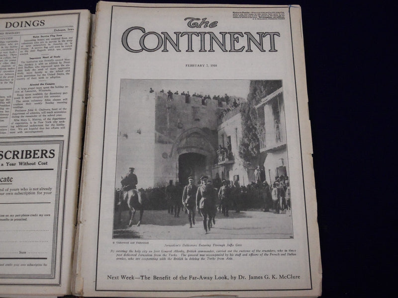 1916 JAN-JUN THE CONTINENT MAGAZINE BOUND VOLUME - GREAT ARTICLES - KD 1462