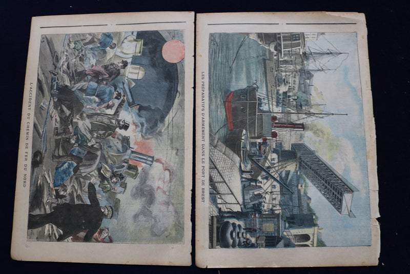 1898-1906 L'ILLUSTRE NATIONAL MAGAZINE - FRENCH - LOT OF 15 - O 3657