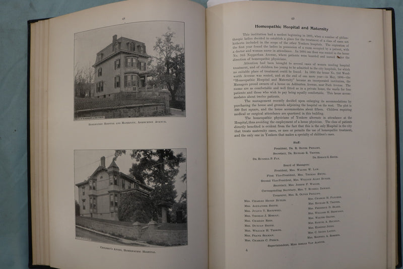 1902 YONKERS ILLUSTRATED HARDCOVER BOOK - KD 9677