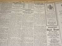 1920 MAY 27 NEW YORK TIMES NEWSPAPER - RODOLFO HERRERA GIVES UP - NT 8681