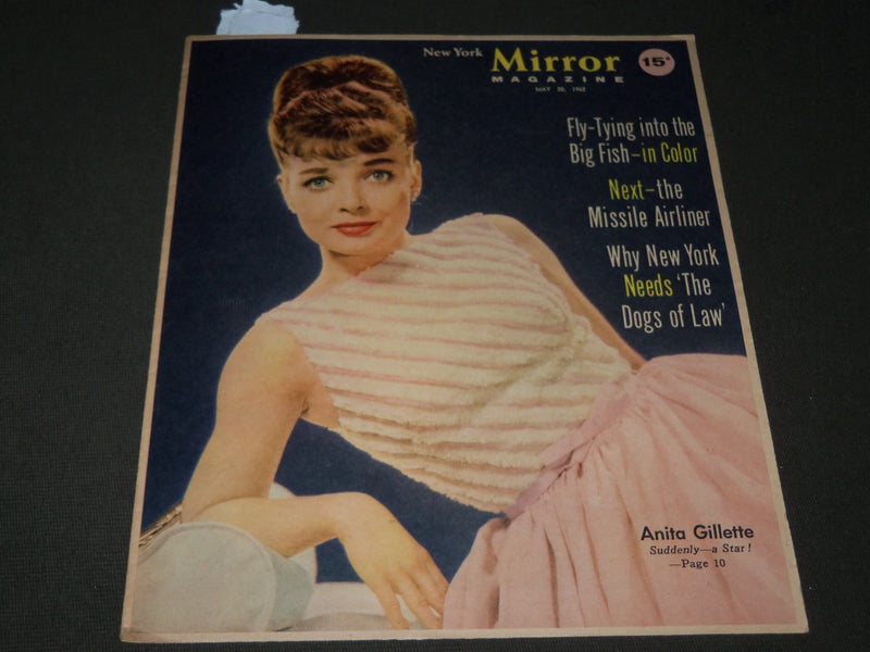 1962 MAY 20 NEW YORK MIRROR MAGAZINE - ANITA GILLETTE - SHEERE NORTH - J 2843