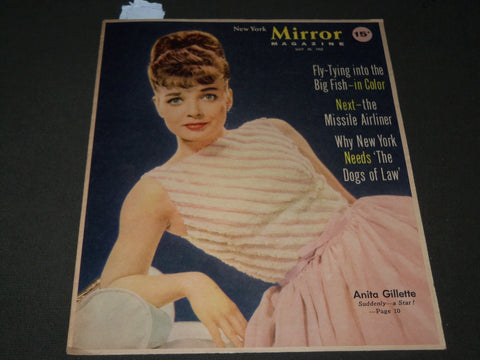 1962 MAY 20 NEW YORK MIRROR MAGAZINE - ANITA GILLETTE - SHEERE NORTH - J 2843