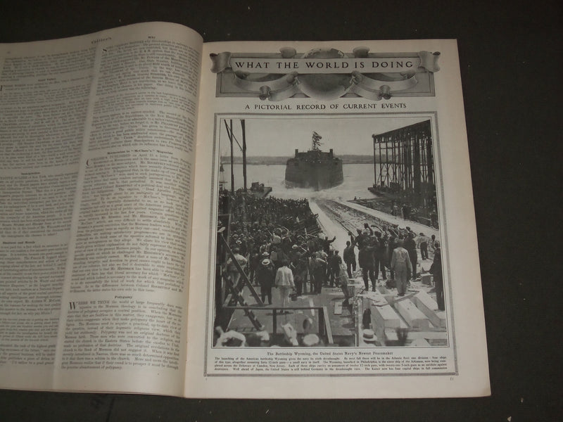 1911 JUNE 10 COLLIER'S MAGAZINE - GREAT ILLUSTRATIONS, ARTICLES & ADS - F 624