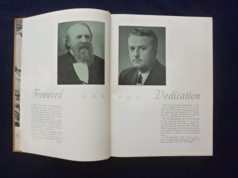 1951 CENTENNIAL SYLLABUS NORTHWESTERN UNIVERSITY YEARBOOK - EVANSTON, IL-YB 3044