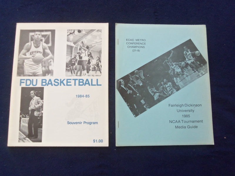 1983-86 FAIRLEIGH DICKINSON MEN'S & WOMEN'S BSKT YEARBOOOKS -LOT OF 11-O 2890D