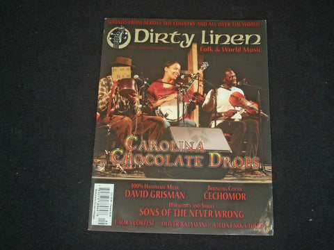2007 AUGUST/SEPTEMBER DIRTY LINEN MAGAZINE - CAROLINA CHOCOLATE DROPS - ST 7008