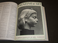 1939 THE MAGAZINE OF ART BOUND VOLUME - GREAT ENGRAVINGS & ILLUS - R 447
