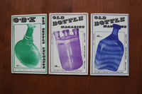 1968-1970 OLD BOTTLE MAGAZINE & ANTIQUE BOTTLES MAGAZINE - LOT OF 17 - O 3933