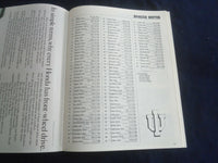1980 OCTOBER 25 FOOTBALL PROGRAM - NORTHWESTERN UNIV VS INDIANA UNIV - SP 1217V