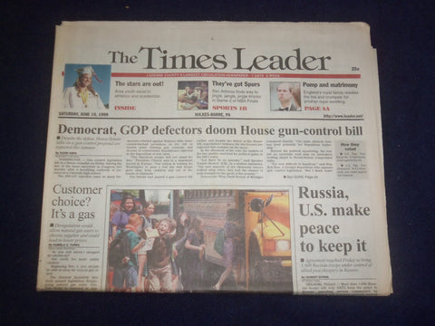 1999 JUNE 19 WILKES-BARRE TIMES LEADER-RUSSIA, US MAKE PEACE TO KEEP IT- NP 8262