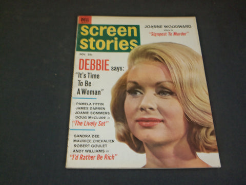 1964 NOVEMBER SCREEN STORIES MAGAZINE - DEBBIE REYNOLDS - SP 8187