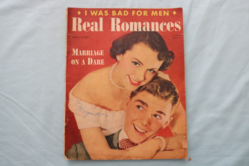 1950 MARCH REAL ROMANCES MAGAZINE - BUNNY COOPER COVER - E 26711