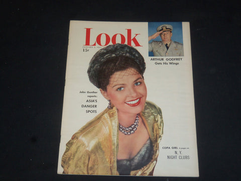 1951 JANUARY 2 LOOK MAGAZINE - COPA GIRL COVER - ARTHUR GODFREY - SP 8028