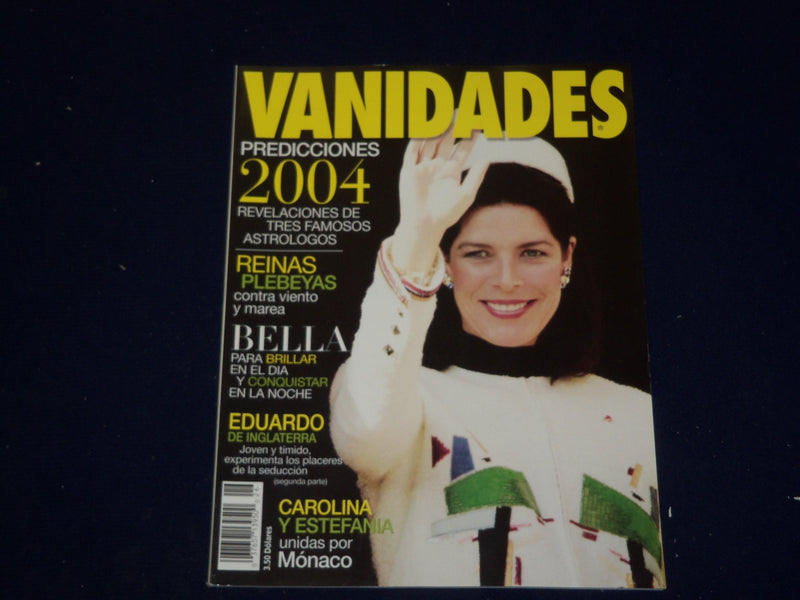 2003 DECEMBER 23 VANIDADES MAGAZINE - PRINCESS CAROLINE COVER - SP 9843