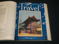 1914 NOVEMBER-1915 OCTOBER TRAVEL MAGAZINE BOUND VOLUME - GREAT COVERS - KD 5967