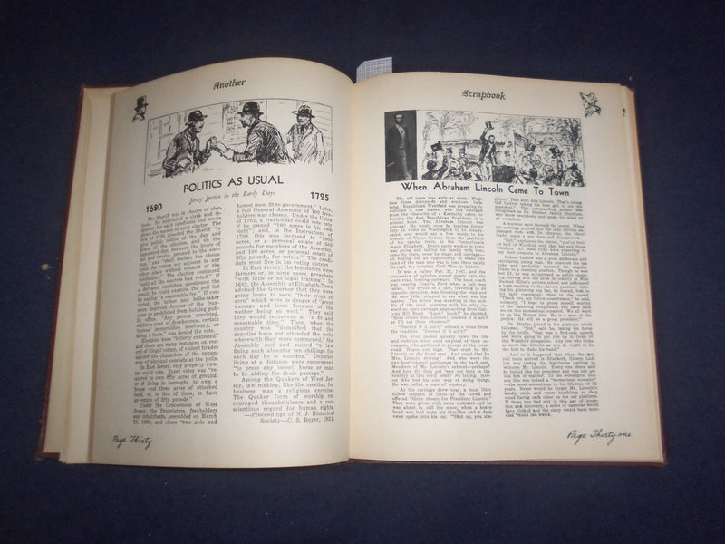 1947 ANOTHER OLDE TOWNE SCRAPBOOK HARDCOVER BOOK-INSCRIBED BY R. HOFFMAN-KD 8154