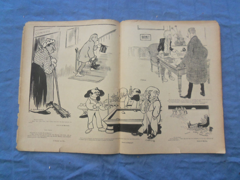 1902 NOV 15 LE SOURIRE MAGAZINE - ILLUSTRATED COMEDY - FRENCH TEXT - SP 4865E