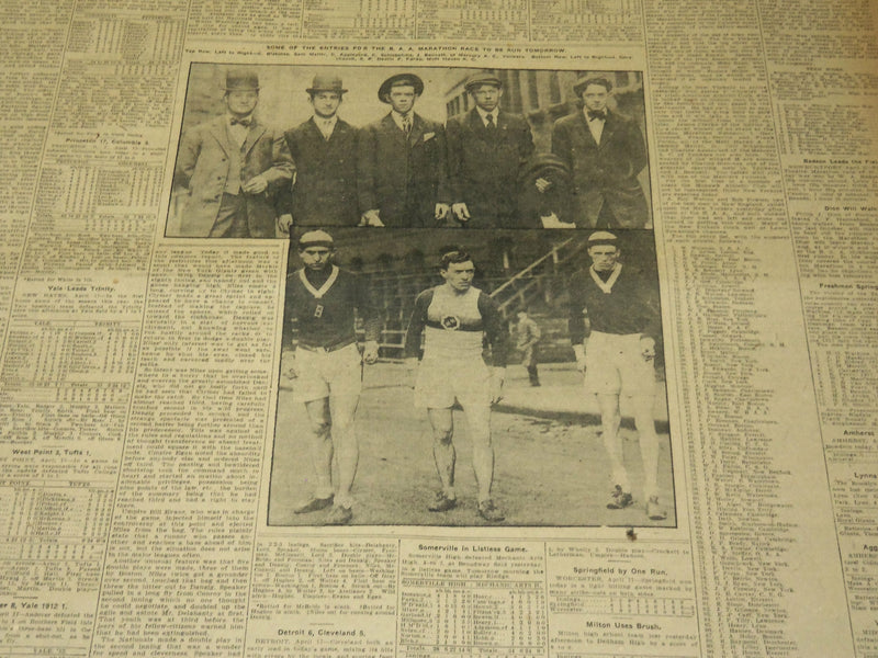 1909 APRIL 18 THE BOSTON HERALD - TAFT ENJOYS FIRST ROAST OF HIS TERM - BH 390
