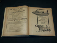 1925-1926 TABLES ANNUELLES DE CHEMIE - PHYSIQUE - BIOLOGIE LOT OF 2 - KD 4543