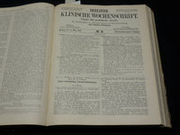 1910 JAN-JUN BERLINER KLINISCHE WOCHENSCHRIFT MAGAZINE BOUND VOLUME - KD 3644C