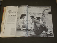 1961 AUGUST LADIES' HOME JOURNAL MAGAZINE- THE KENNEDYS ON VACATION - B 3964