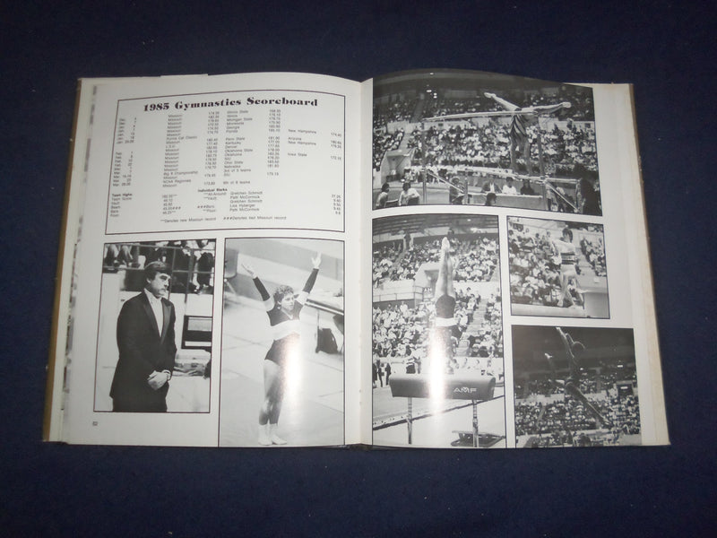 1984-85 MIZZOU SPORTS REVIEW HARDCOVER BOOK - KD 8155