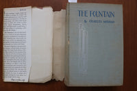 1932 THE FOUNTAIN HARDCOVER BOOK BY CHARLES MORGAN - KD 9608