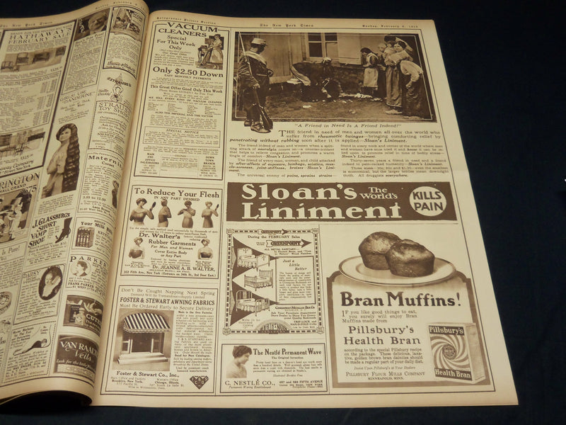 1919 FEBRUARY 9 NEW YORK TIMES PICTURE SECTION -FLAGG, FISHER, CHRISTY - NT 8835