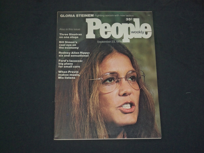1974 SEPTEMBER 23 PEOPLE MAGAZINE - GLORIA STEINEM - B 4709