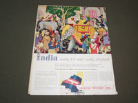 1946 OCTOBER TRAVEL MAGAZINE - LAUNCHING A STEAMSHIP IN 1833 - SP 9420