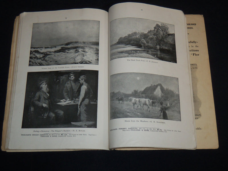 PICTURES OF 1905 PALL MALL MAGAZINE EXTRA - NICE PHOTOS & ADS - B 4128R