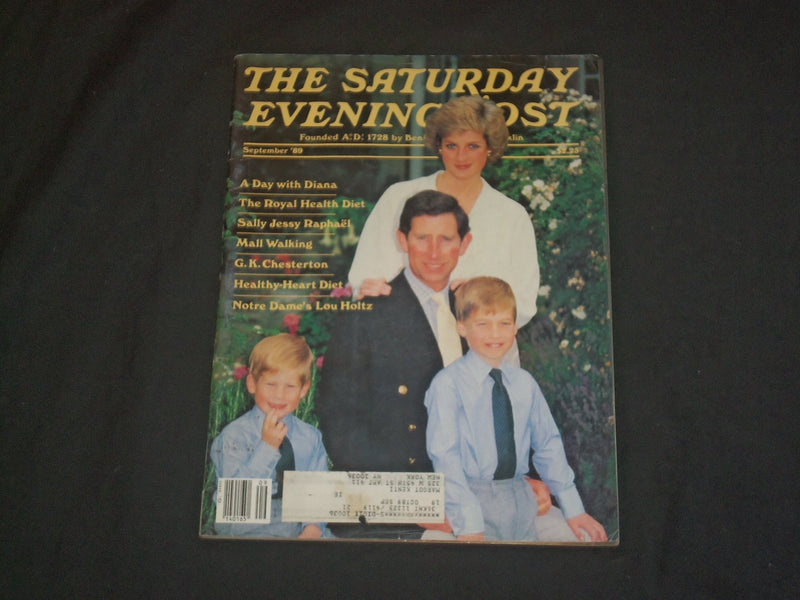 1989 SEP THE SATURDAY EVENING POST MAGAZINE - PRINCESS DIANA & FAMILY - B 1083