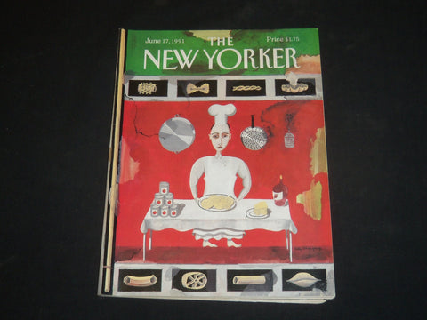 1991 JUNE 17 THE NEW YORKER MAGAZINE - ILLUSTRATED COVER - NY 1488
