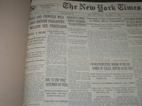1934 NOVEMBER 30 NEW YORK TIMES - DUKE & PRINCESS WED AMID BRITISH - NT 7051