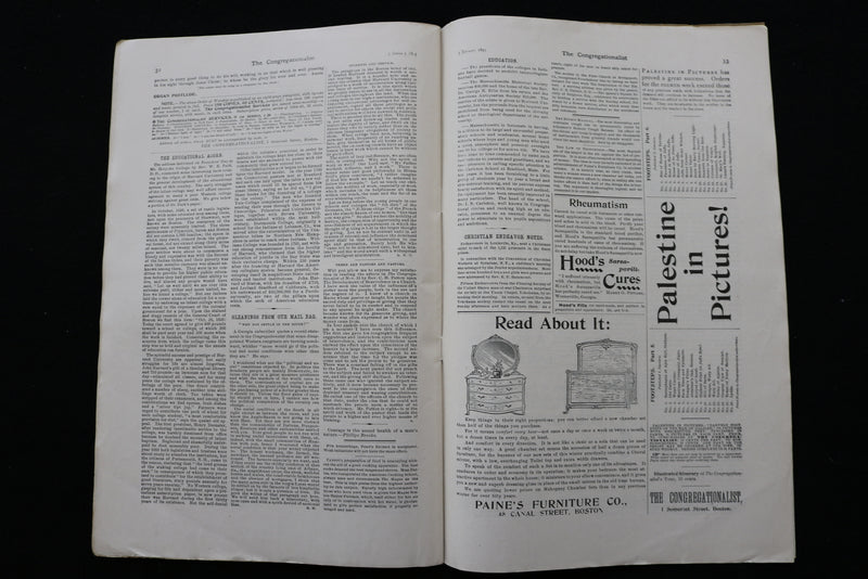1895 JANUARY 3 THE CONGREGATIONALIST MAGAZINE - WILLIAM CAREY - K 2325
