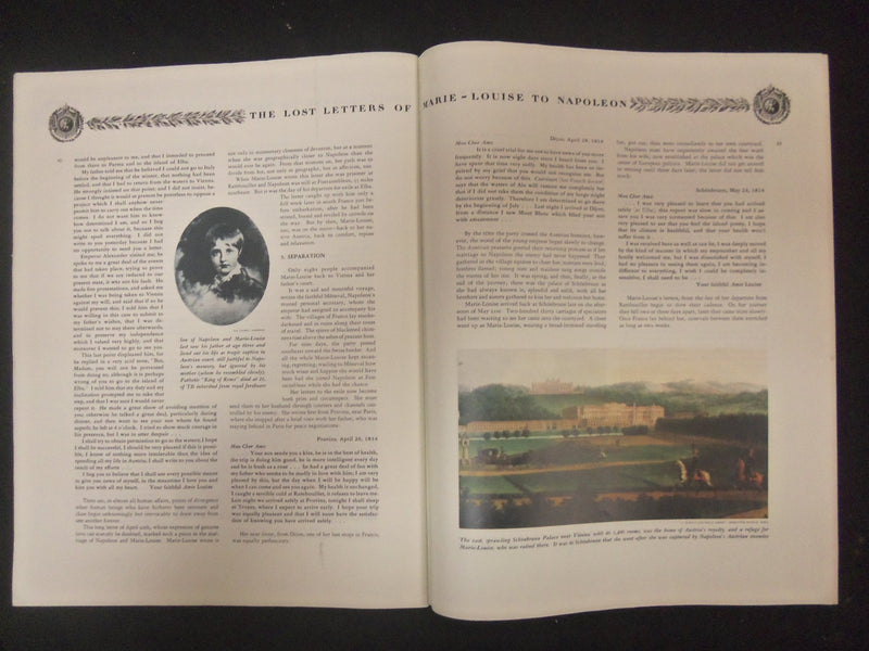 1955 AUGUST 19 COLLIER'S MAGAZINE- LOST LETTERS MARIE-LOUISE TO NAPOLEON-ST 4533
