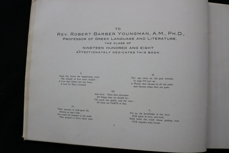 1908 THE MELANGE LAFAYETTE COLLEGE YEARBOOK - EASTON, PENNSYLVANIA - YB 3498