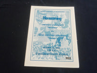 2002 OCT 19 FOOTBALL PROGRAM- CHEYNEY UNIVERSITY VS. WEST CHESTER UNIV- ST 6583V