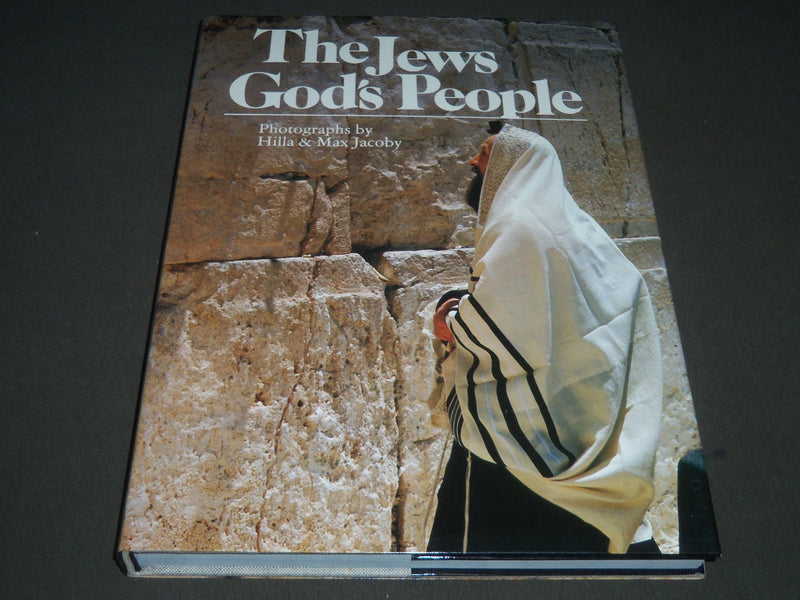 1984 THE JEWS GOD'S PEOPLE BOOK W/ SLIPCASE - GREAT PHOTOS BY JACOBY - KD 3968