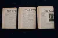 1935-1937 THE COLUMBIAN HIGH SCHOOL NEWSPAPER- S. ORANGE, NJ - LOT OF 28- O 3467
