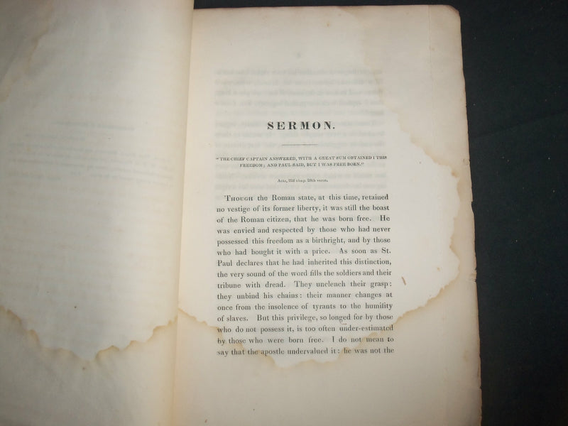 1833 WILLIAM PEABODY ELECTION SERMON - MASSACHUSETTS - J 4656