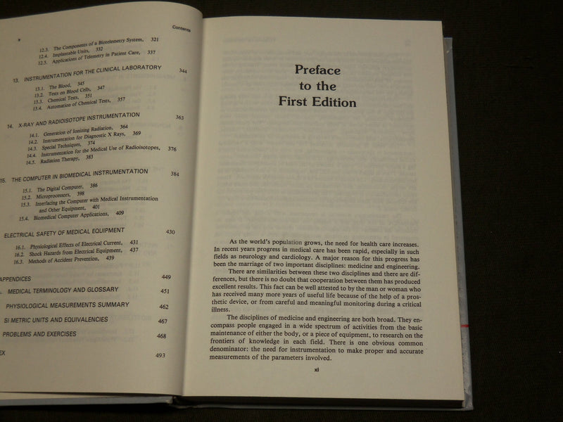 1980 BIOMEDICAL INSTRUMENTATION AND MEASUREMENTS BOOK - KD 6193