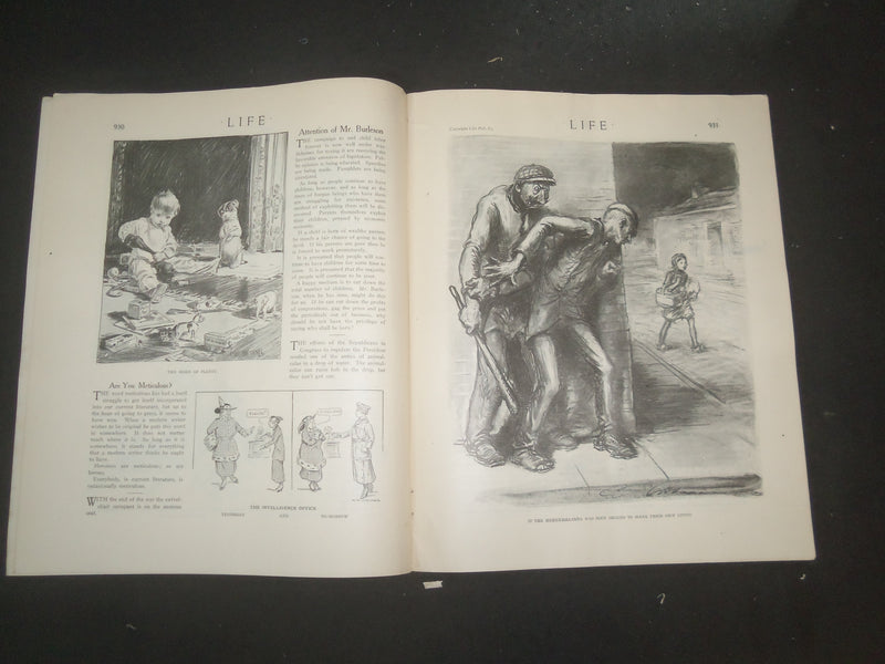 1918 DECEMBER 19 LIFE MAGAZINE - NORMAN ROCKWELL ILLUSTRATED COVER - L 768K