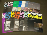 1990-1993 LONDON CYCLIST MAGAZINE LOT OF 14 ISSUES - O 3249
