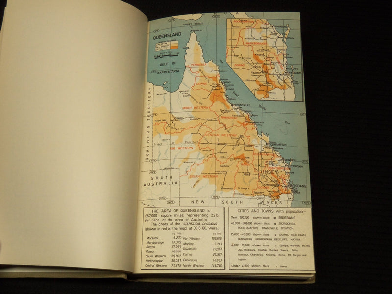 1960-1969 QUEENSLAND YEAR BOOK LOT OF 10 - GOV. STATISTICIAN BRISBANE - KD 1D