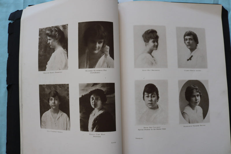 1910 & 1915 PANDAISIA - KENTUCKY HOME SCHOOL YEARBOOKS - LOT OF 2 - K 3310